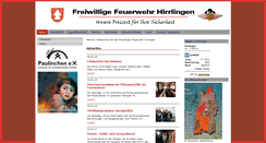 Desktop Screenshot of feuerwehr-hirrlingen.de